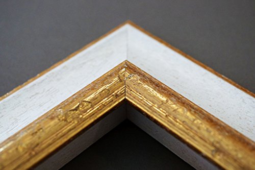 Spiegel Wandspiegel Badspiegel – Acta Weiss Gold 6,7 – handgefertigt – 200 Größen zur Auswahl – Antik, Barock – 60 x 130 cm AM AM - 4