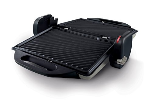 Philips HD4468/90 Kontaktgrill austauschbaren Waffelplatten, 2000 W, Temperaturauswahl bis 250 Grad, silber - 2