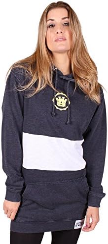 UOW 1st Class Women's Oversized Hoodie - Navy White UK 12