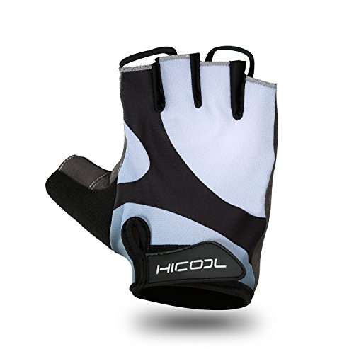 Fahrradhandschuhe,HiCool Fahrradhandschuhe Fitness- und Trainingshandschuhe Fitness handschuhe Radsporthandschuhe Half Finger Outdoor Sports für Damen Herren