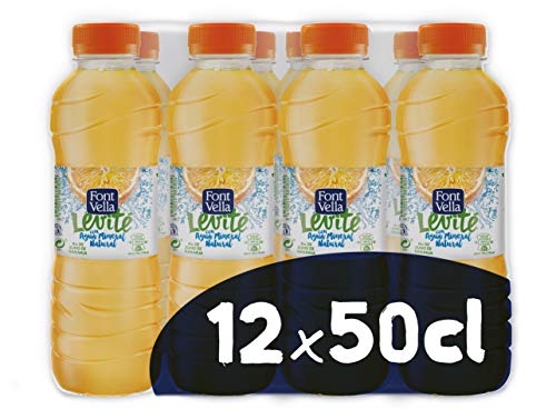 Font Vella Levité Agua Mineral con zumo de naranja - Pack 12 x 50cl
