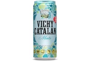 Vichy Catalan - Mint - Agua con Gas Sabor Menta - Zero - Sugar Free Pack 6 Unidades de 330 Ml
