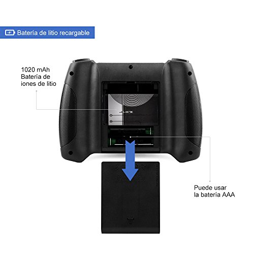 Horsky Espa  ol Mini Teclado Inal  mbrico 2 4GHz Touchpad Keyboard Botones 76 Teclado led con Rat  n para Smart TV  PC  Android TV Box  HTPC  IPTV  XBOX  XBOX360  PS3  FOX Retroiluminado Azul