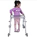 Produktbild Walk Aid Faltbarer Kinder-Gehwagen Aus Aluminiumlegierung Mit Laufrad Und Trainingsrahmen FüR Rehabilitations-Gehwagen FüR Kinder Mit Einer KöRpergrößE Zwischen 0,9 Und 1,2 Metern