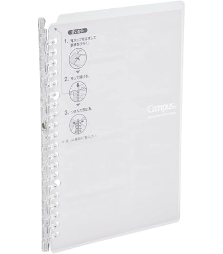 Quaderno Ad Anelli Sottile Kokuyo Campus - A4, 40 Fogli, Ideale Per Appunti E Studio - Foto 4