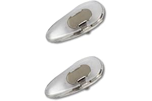 SPORTS WORLD VISION Plaquettes de nez en silicone souple de qualité supérieure compatibles avec Ray Ban Aviator | Remplacement Certain RB Aviator | Insertions | 1 paire