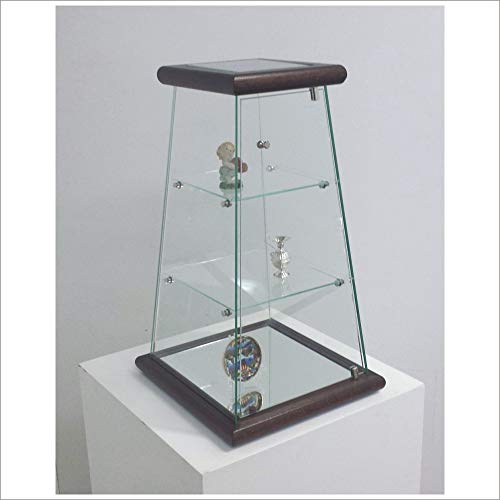 VM ART DESIGN GLASS Petite vitrine Pyramide VM203T (Noyer foncé)