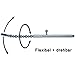 Produktbild 2in1 Dilator mit flexibler Kugel-Sonde und Röhren-Bohrung 2080, Ø 1,00cm, Gesamtlänge 25,70cm, Urethral Dilatator Sonde
