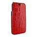 Produktbild Piel Frama Modelo iMagnum - Funda de Vacuno Con Grabado de Cocodrilo para iPhone X/XS, Rojo