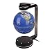 Produktbild XAJGW Magnetschwebebahnschwebebahn Floating Rotating Globe Gold & Blue Book Style Plattform Lernen Bildung Display Stand Home Decor (Farbe : Blau)