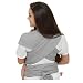 SySrion Baby Wrap Carrier - Soft Baby Carrier for Comfortable Baby Wearing - Durable and Stretchy Cloth Keeps Your Baby Close and Comfortable - Fits Babies From Birth to 35 lbs (Grey)