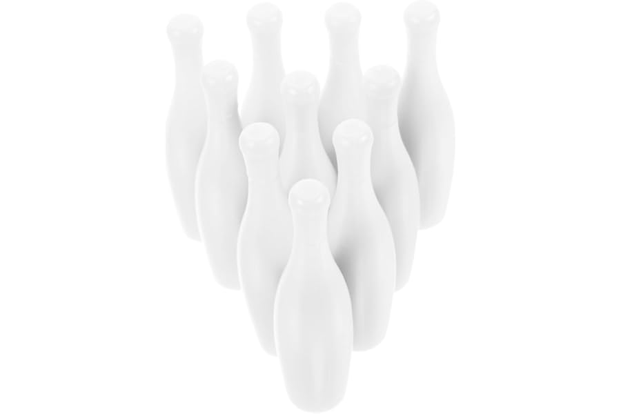 IMIKEYA 10-Piece Mini Bowling Pin Set for Boys and Girls Interactive Tabletop Bowling Game Reusable Accessories for Indoor Fun