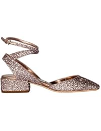 Jimmy Choo Mujer VICKY30XLCTEAROSE Rosa Purpurina Sandalias