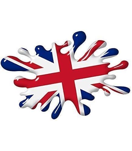 EU/UK Flaggen Aufkleber Set – 4 Stück, Je 5,1 Cm, Vinyl, Für Auto, Helm & Mehr