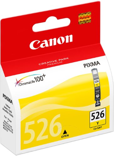 Canon CLI-526 Y Tintenpatrone 9ml, gelb - 4