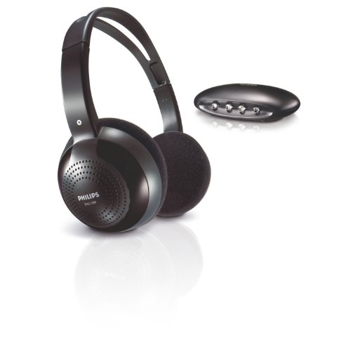 Philips SHC1300 - Auriculares de diadema cerrados inal mbricos negro Philips SHC1300 - Auriculares de diadema cerrados inal mbricos negro