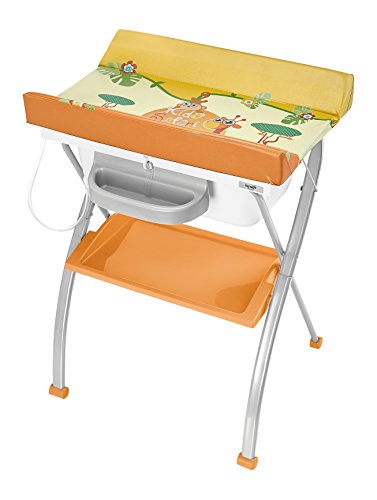 Preisvergleich Produktbild Brevi 567557 Bade-Wickelkombi Lindo - Design "safari kids", bunt