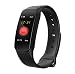 Produktbild J.W. Bluetooth Smart Armband Uhr, IP67 Wasserdicht, 0,96 Zoll IPS-Bildschirm, Fitness Tracker Armband Sport Watch Für IOS Android, Grün,Black
