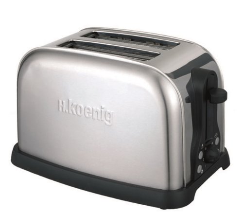H.koenig Frühstücksset: Edelstahl-Kaffeemaschine+Wasserkocher+Toaster in einem Set - 3