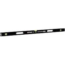 Niveau à Bulle Professionnel 80cm - Précision 0.5mm/m, Embouts Antichocs, Rouge