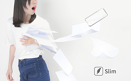 MoKo iPhone X / iPhone 10 Case - [Anti scivolo & graffi] Custodia Halo Serie Rigida con TPU Tecnologia Angoli + Pannello Posteriore per Apple iPhone X 5.8