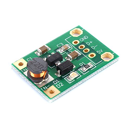 tinxi® Spannungswandler DC DC Boost KSQ 1-5V auf 5V 500mA Step Up Modul Down Arduino - 4