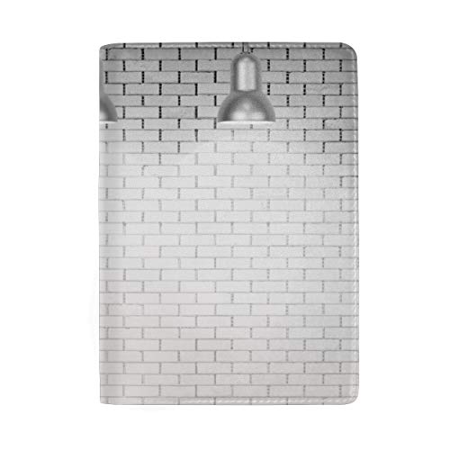 Preisvergleich Produktbild Konkreter Raum mit DREI Deckenlampen Blockierung Print Passinhabers-Fall Reisegepäck Passport Wallet Kartenhalter mit Leder für Männer Frauen Kinder Familie