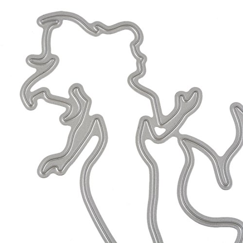 Souarts Metal Schneiden Schablone für DIY Scrapbooking Album Handwerk Wassernixe Form - 2