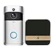 Price comparison product image YALIMAMA Wireles Wifi Video Doorbell,Smart IR Video Camera Intercom Record Home Security Bells Real-Time App Control for IOS Android