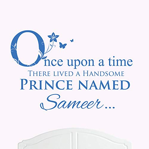 Handsome Prince Sameer Wall Sticker/Vinyl Decal Bed Room/Nursery Art Boy/Baby - Choice of Size and Colours
