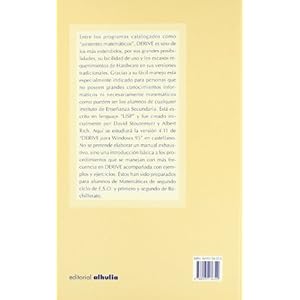 Introduccion a Derive para Alumnos de Matematicas de Eso y Bachillerato. (Temas Educativos)