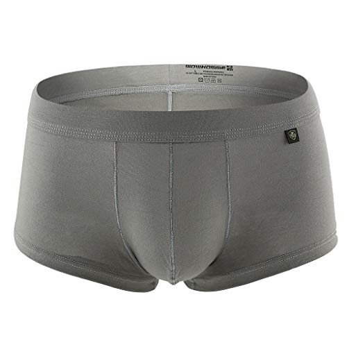 Preisvergleich Produktbild Hunpta@ Unterhosen Männer Underwear, Herren Männer Einfarbig Unterwäsche Boxer Briefs Shorts Beutel Ultradünne Unterhose