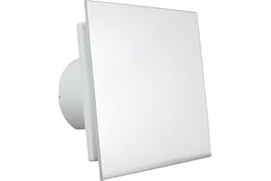 FANTRONIX NAZAIR - Potente extractor de 4 pulgadas con sensor de humedad y temporizador para ventilación controlad, eliminación de humedad Ventilador silencioso de ducha de 100 mm para lugares húmedos