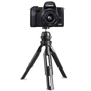 Gilary | Universal Portable 3 Leg Base Mini Tripod | 360 Rotation | compatibal with iPhone 8X 7 6s and Android | Foldable Handheld Monopod Extendable Cellphone Stand Video Tripod Stand Handle Grip |