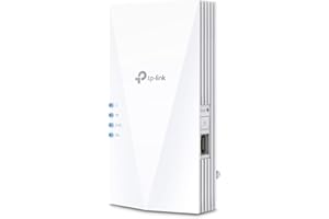 TP-Link Répéteur WiFi 6 RE500X, Amplificateur Puissant AX1500 Mbps, Port Ethernet Gigabit, Couvre jusqu'à 100 m², Compatible avec Les Box Internet, Profitez sans Changer Votre Box