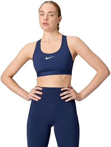 Nike Swoosh Medium Support - Reggiseno Sportivo con Imbottitura da Donna, DX6821