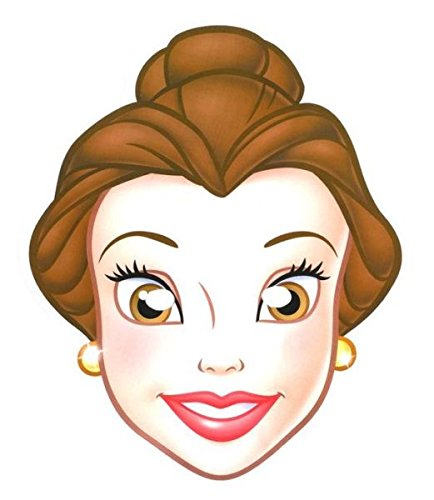 Preisvergleich Produktbild Disney Princess Star Cutouts Bedruckte Gesichtsmaske von Belle