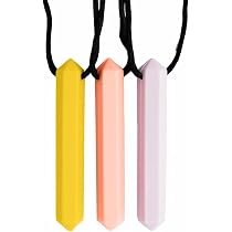 Lot De 6 Colliers à Mâcher Sensoriels En Silicone - Pour Enfants TDAH, Autistes, Besoins Sensoriels - Couleurs Variées