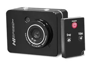 Pyle PSCHD60BK Hi-Speed HD 1080P Action Camera Hi-Res Digital Camera/Camcorder with Full HD Video, 12.0 Mega Pixel Camera, 2.4-'' Touch Screen (Black)