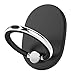 Price comparison product image Cell Phone Ring Holder, Finger Ring Stand Stick-On Smartphone, 360° Rotating Phone Ring Grip for All Iphone Ipad Tablets Mobile Phones and Magnetic Car Mount Kickstand(Black)