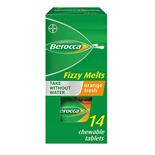 Preisvergleich Produktbild Berocca Orange Energy Vitamin Fizzy Melts Tablets