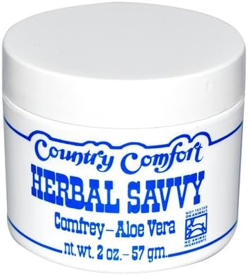 Country Comfort, Herbal Savvy, Comfrey- Aloe Vera, 2 oz (57 g)