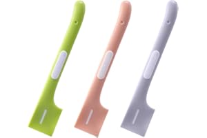 FKWKUW Lot De 3 Cuillères De Nourriture pour Chat - Cuillères De Boîte De Nourriture pour Animaux - Cuillères De Mélange Pratiques en Silicone - pour Chiens Et Chats - Vert Rose Gris