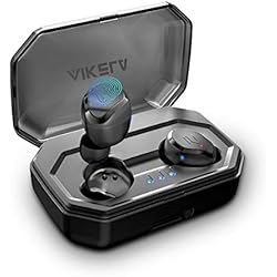 【Nouvelle Version】 AIKELA Ecouteur Bluetooth sans Fil Oreillette Bluetooth 5.0 IPX6 Sport Étanche Écouteur Stéréo Réduction du Bruit Casque Bluetooth avec 90 Heures Playtime Micro pour iOS Android