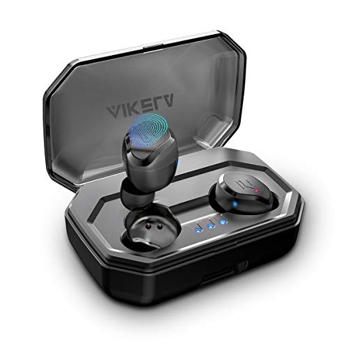 【Nouvelle Version】 AIKELA Ecouteur Bluetooth sans Fil Oreillette Bluetooth 5.0 IPX6 Sport Étanche Écouteur Stéréo Réduction du Bruit Casque Bluetooth avec 90 Heures Playtime Micro pour iOS Android