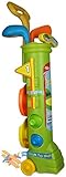 Childs Junior Golf Caddy Set Balls Clubs Trolley Kids Outdoor Garden Game Toy (Toy)
