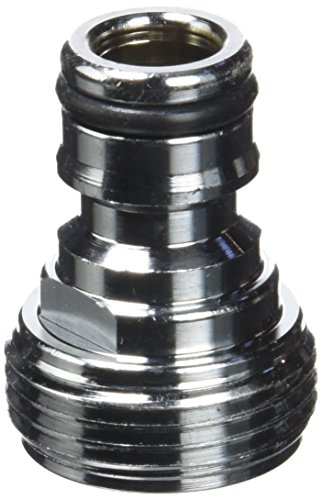 Gardena-Geräteanschlussstück 1/2" - 3/4"AG in Chrom