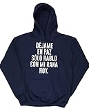 HippoWarehouse Déjame En Paz Sólo Hablo Con Mi Rana Hoy jersey sudadera con capucha suéter...