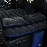 Sinbide Matelas Gonflable Voiture Pliant Multifonctionnel 3 Couleurs + 2 Oreillers+ Pompe (Noir)