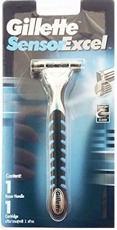 Gillette Sensor Excel Razor with Handle 1 Piece